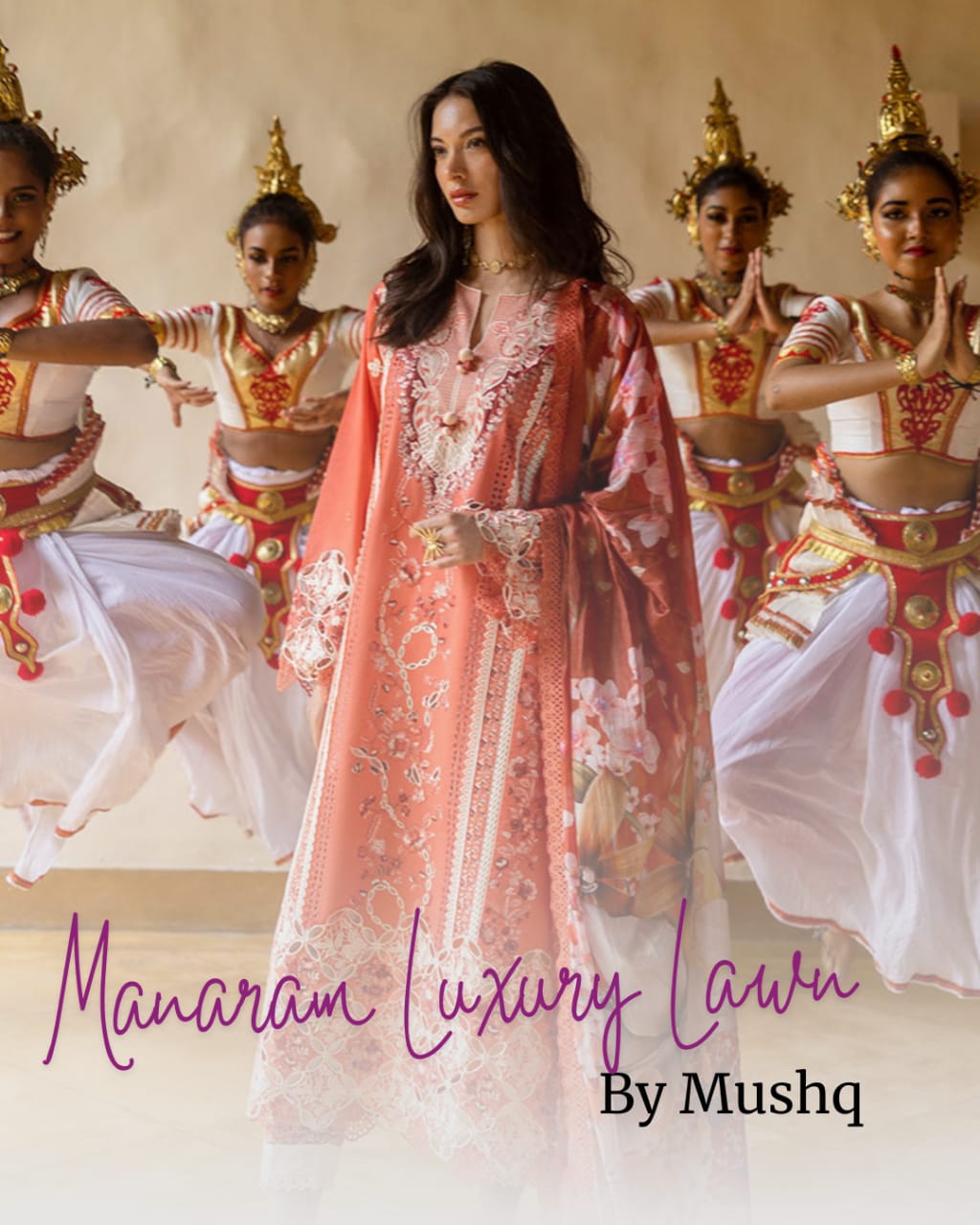 Manaram Luxury Lawn '25 by Mushq