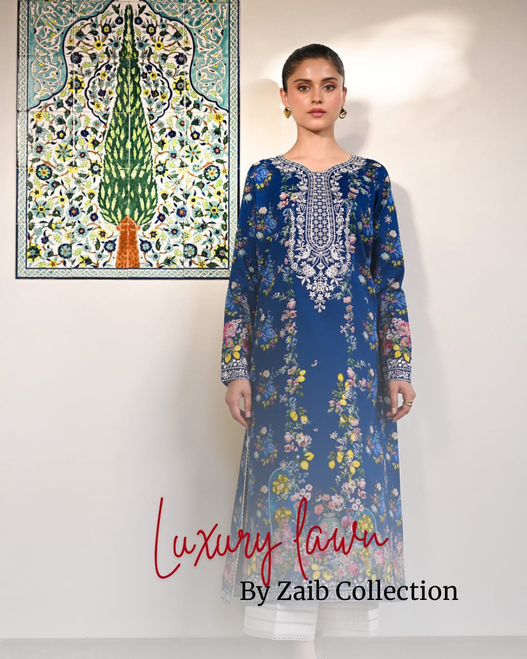 Luxury Lawn by Zaib Collection