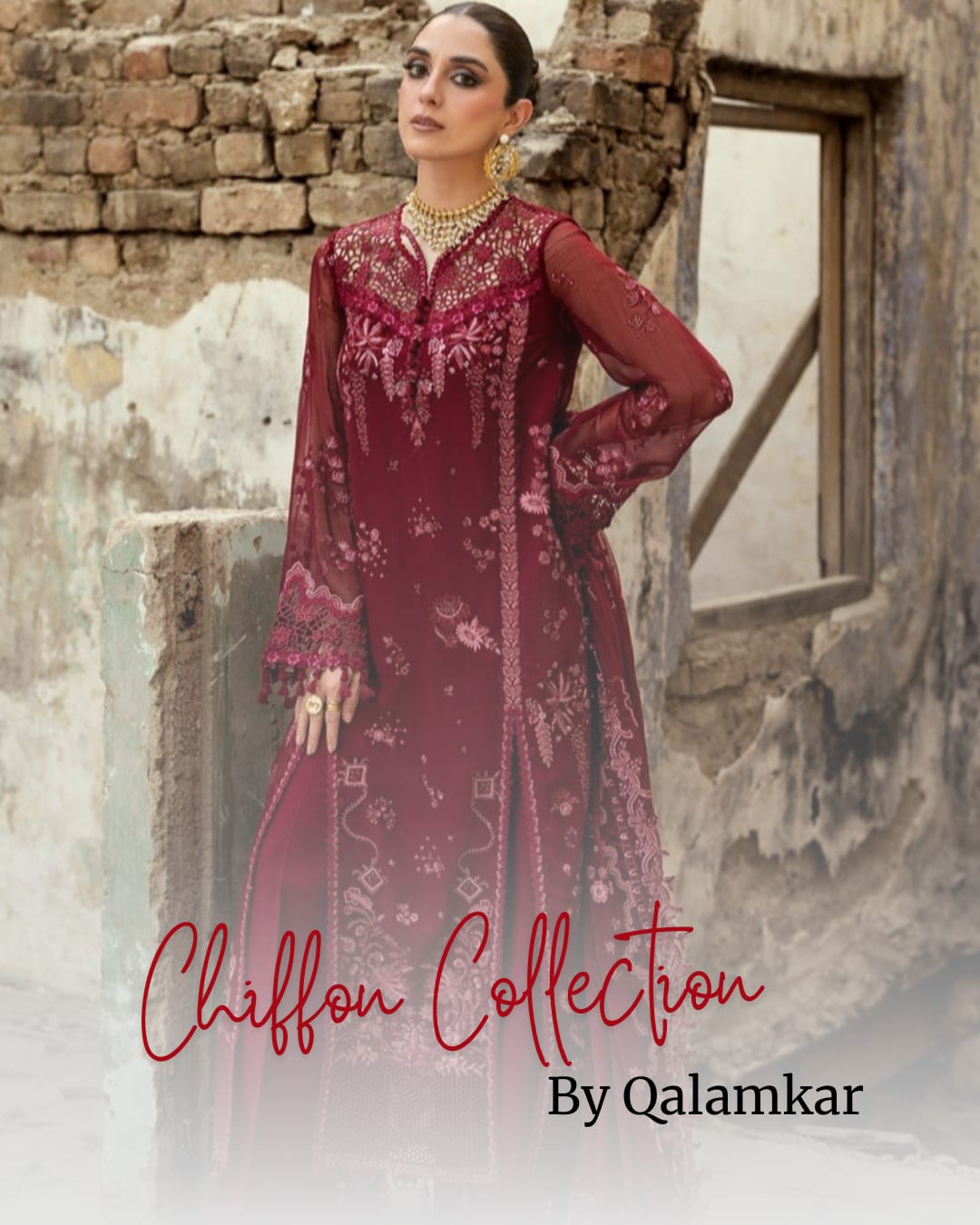 Chiffon Collection by Qalamkar