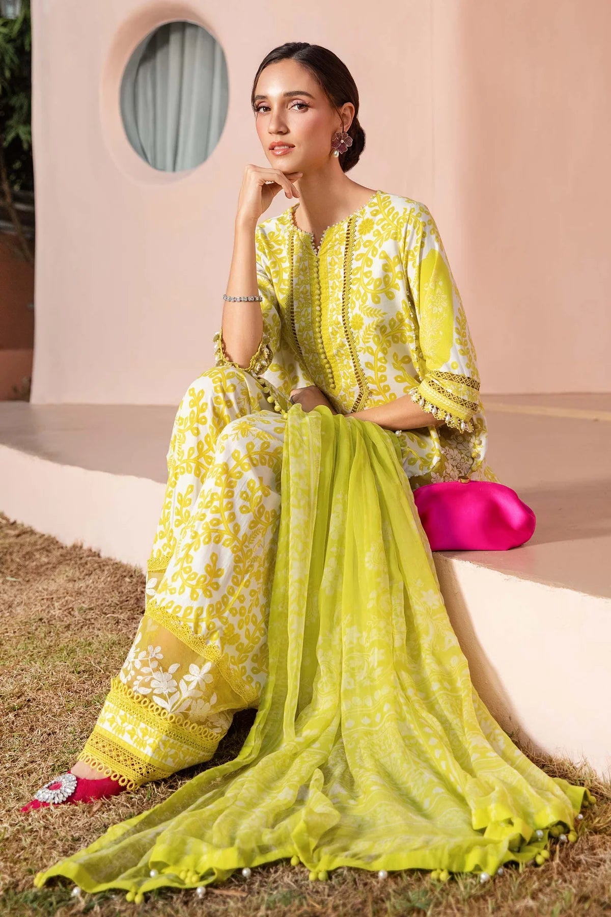 3 Piece Printed Lawn Suit | MPT-2504-A