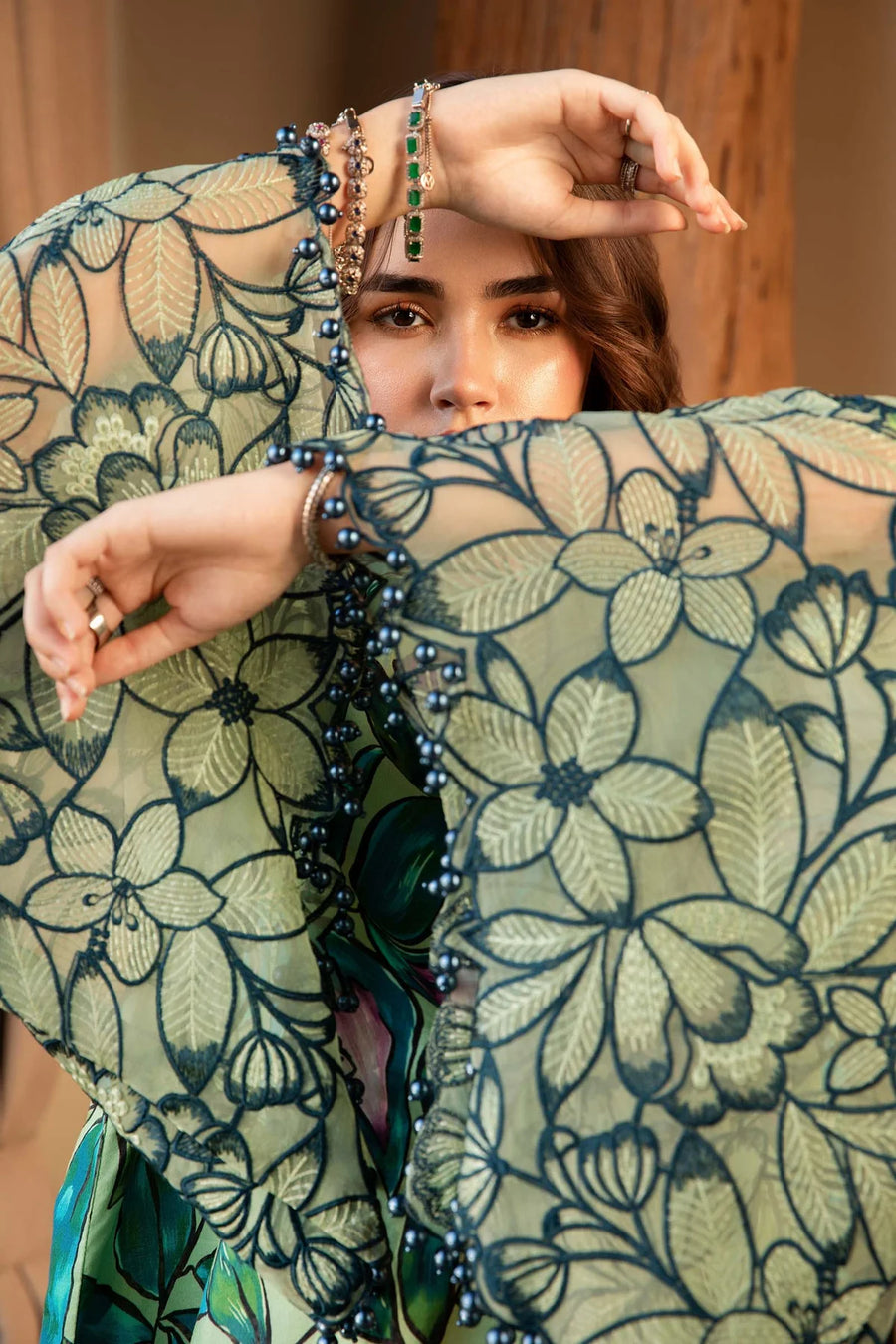 3 Piece Printed Lawn Suit | MPT-2505-B