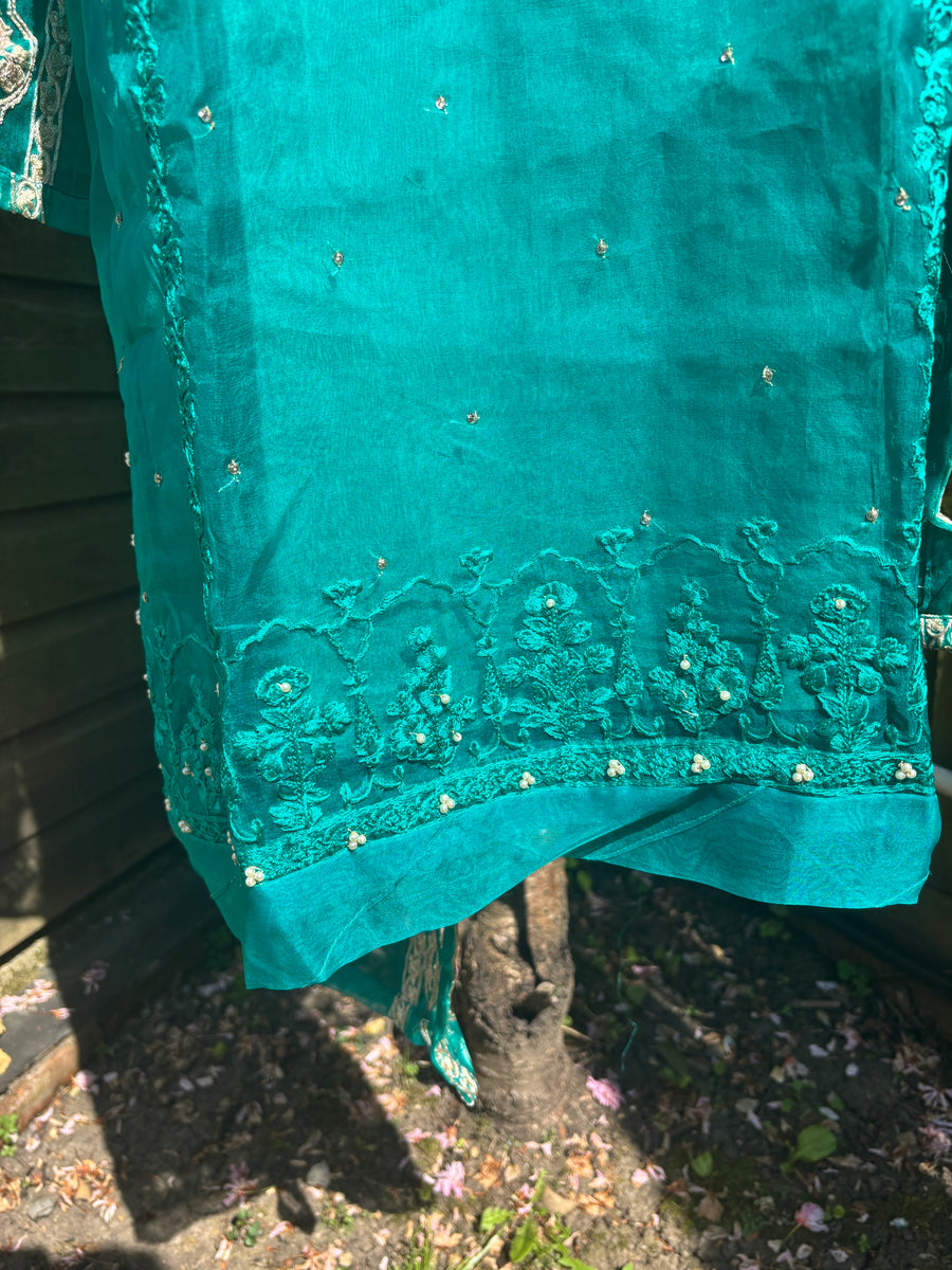 Agha Noor Organza 2 piece