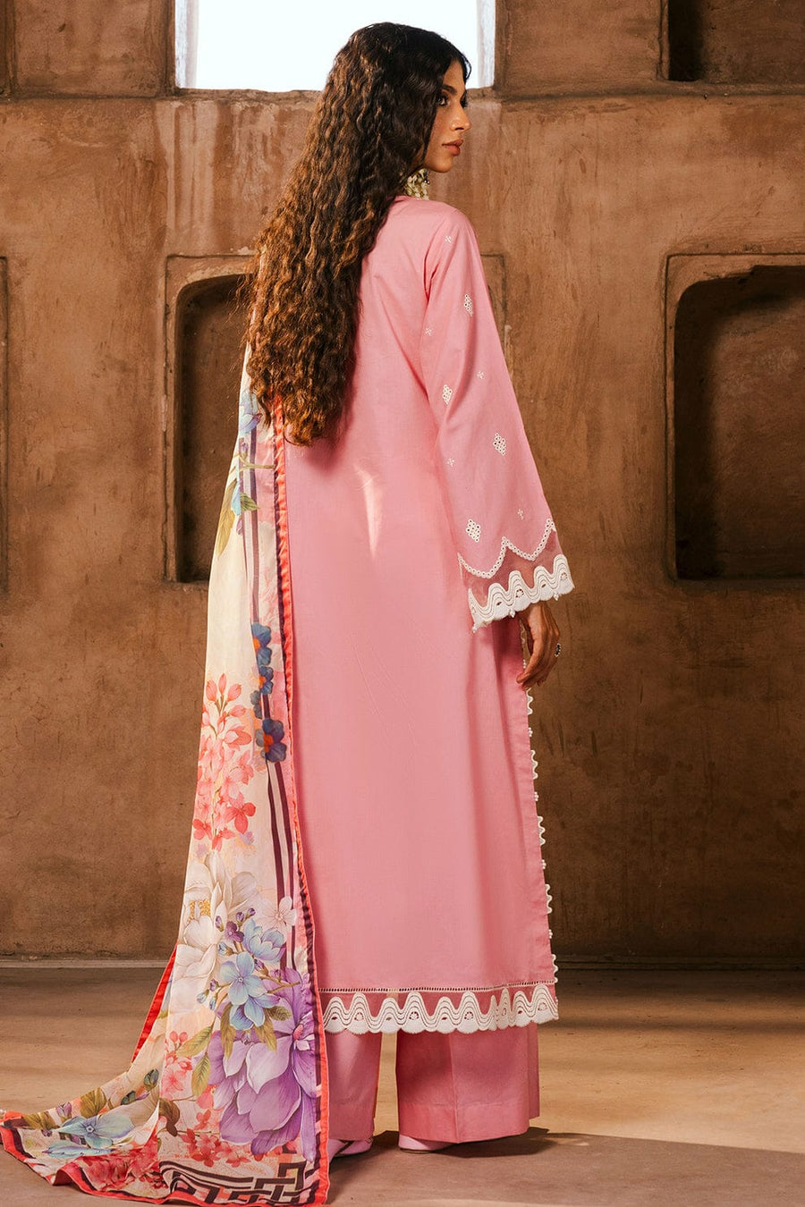 Embroidered Shirt Shalwar Dupatta - 0825