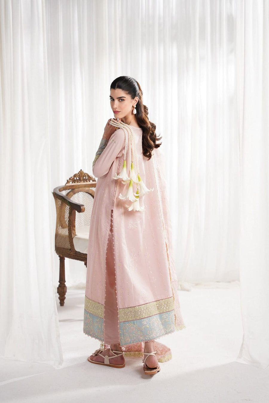 Luxury Embroidered Lawn Shirt