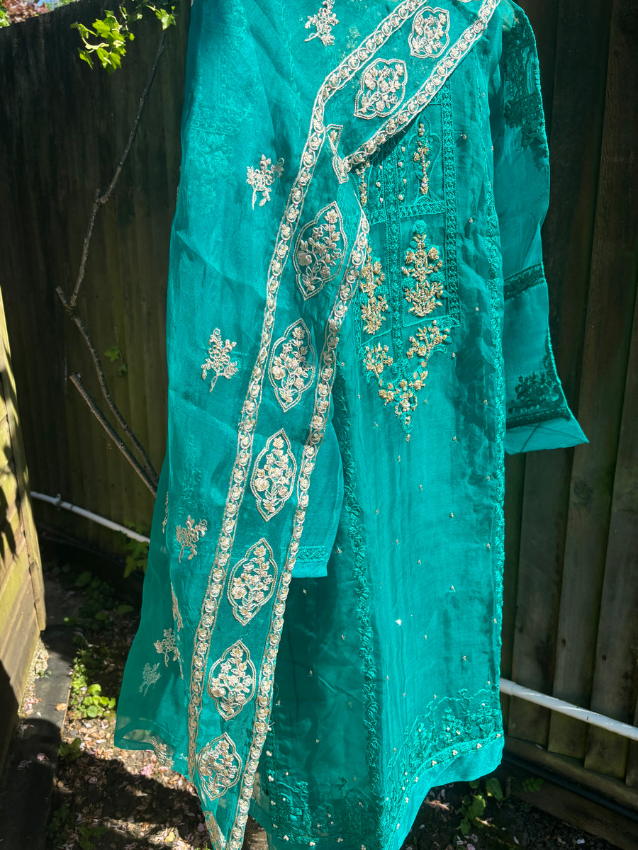 Agha Noor Organza 2 piece