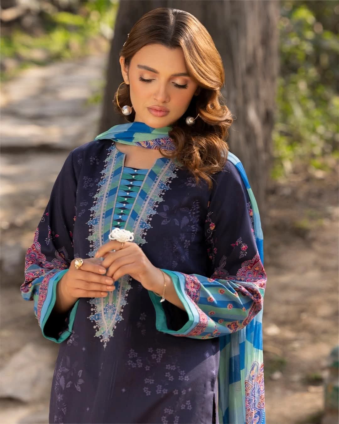 C-print - Printed Lawn Suit Vol-II