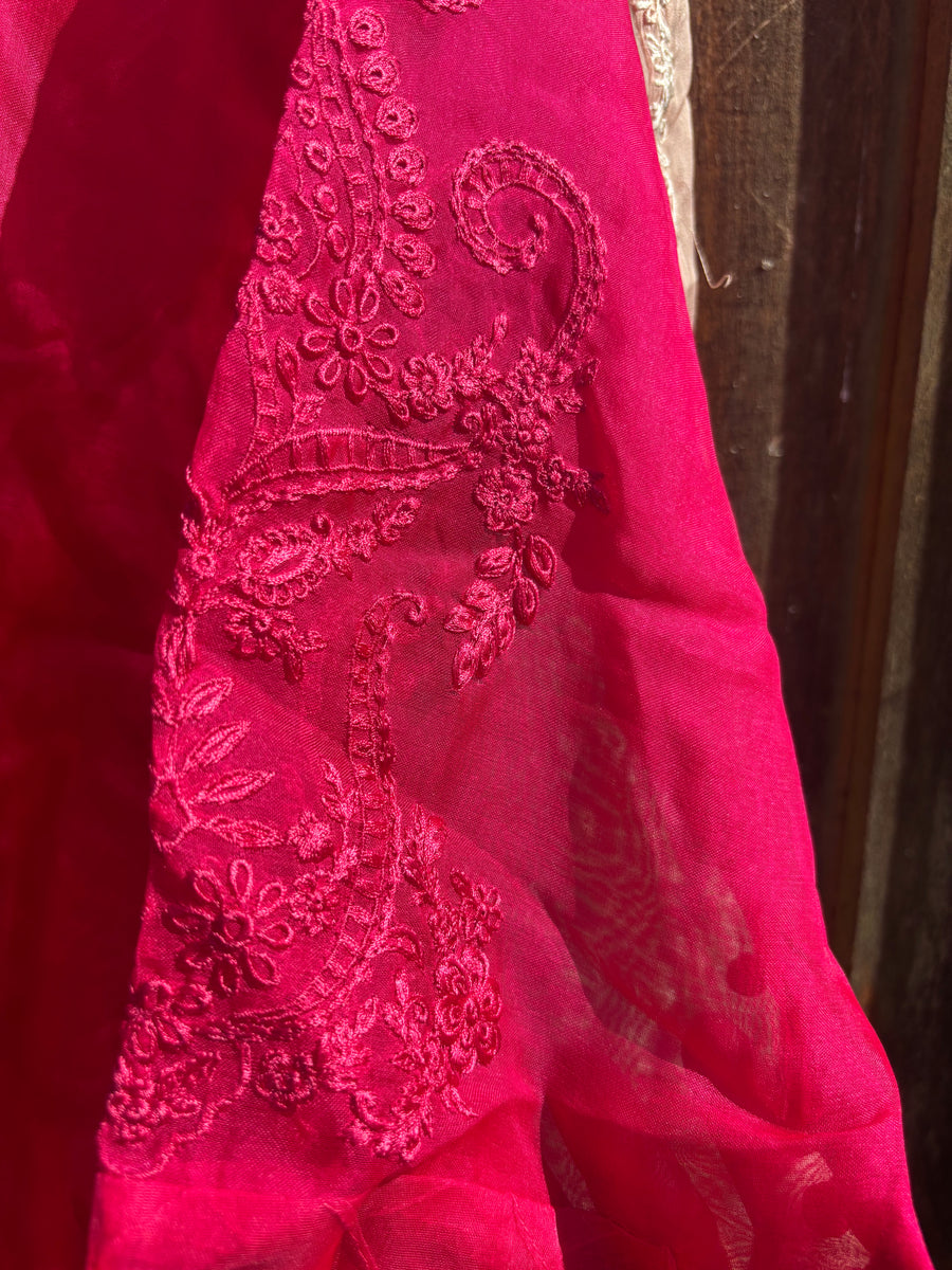 Aghanoor organza 2 piece