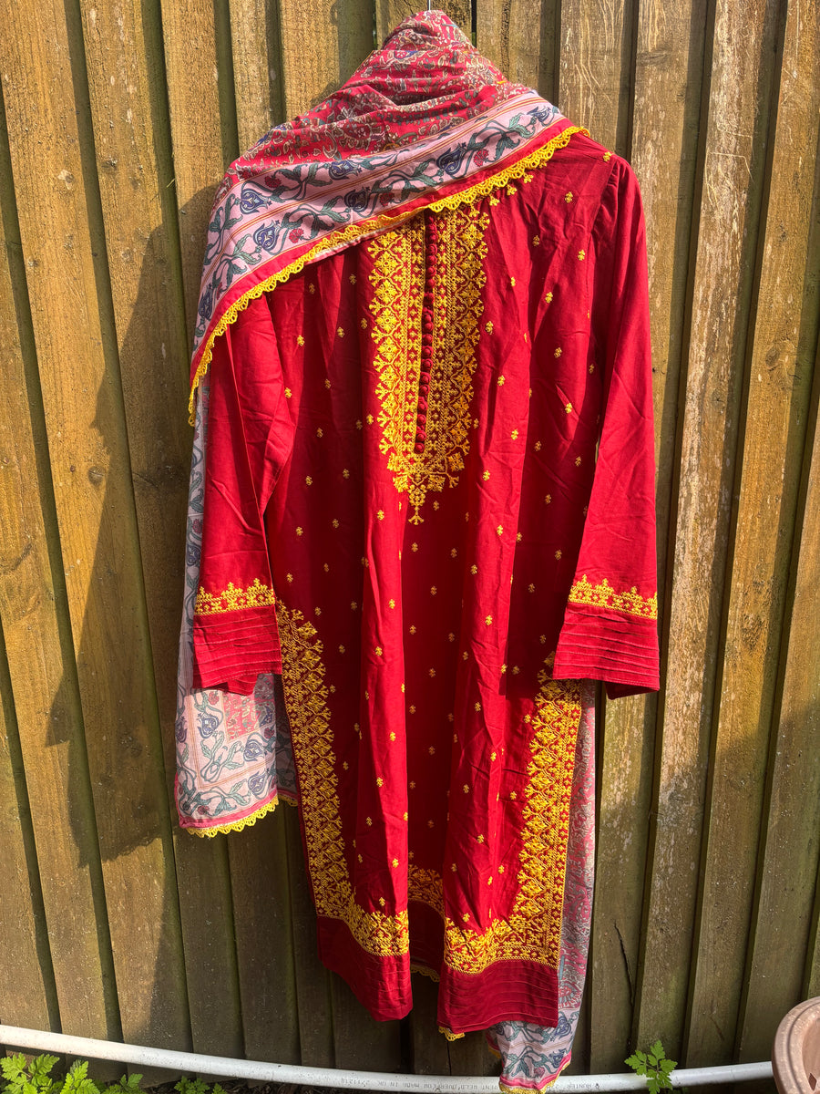 Agha Noor Lawn Suit 2-piece