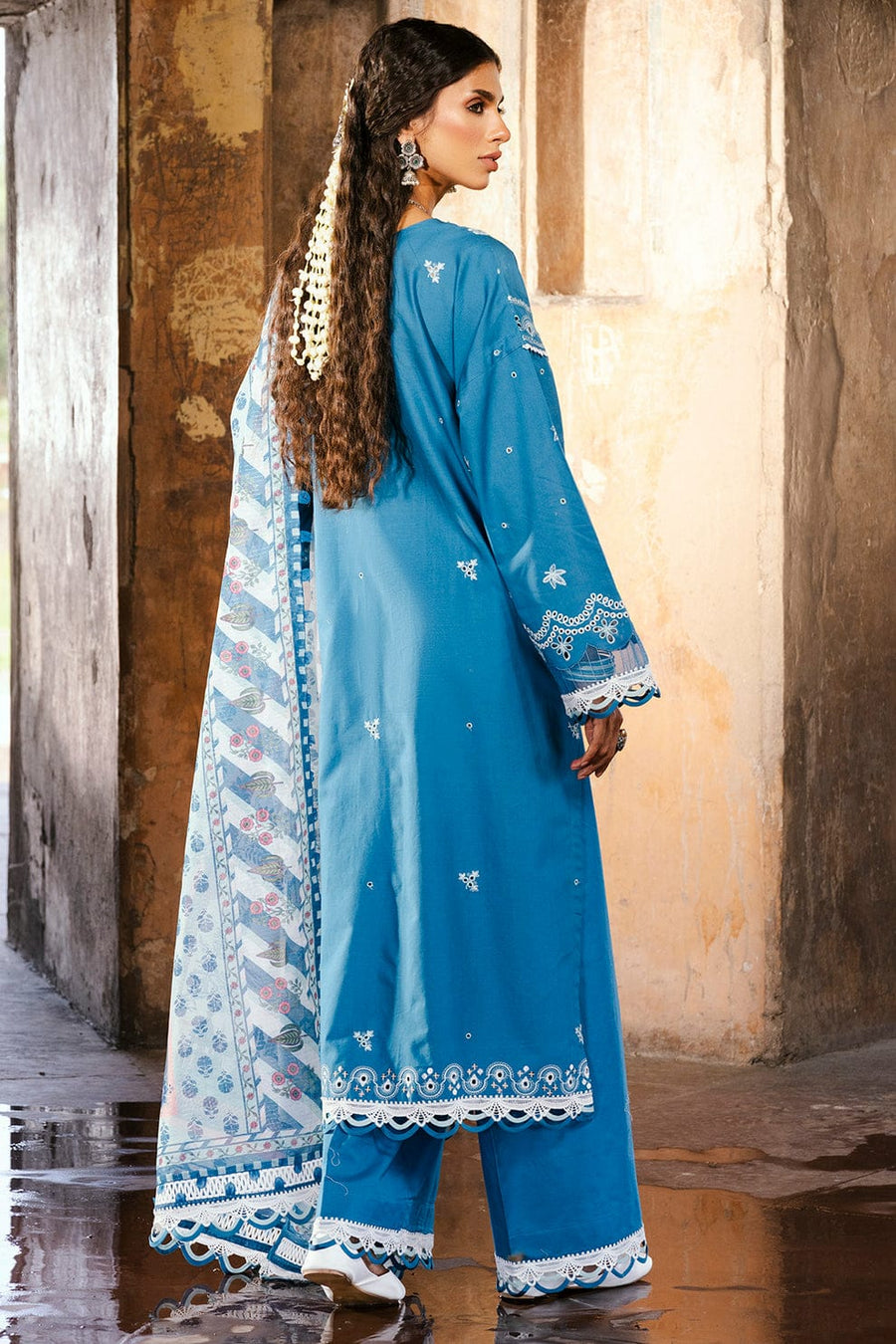 Embroidered Shirt Shalwar Dupatta - 0832