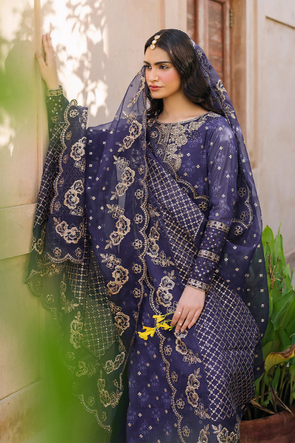 UE-325 Embroidered Chiffon