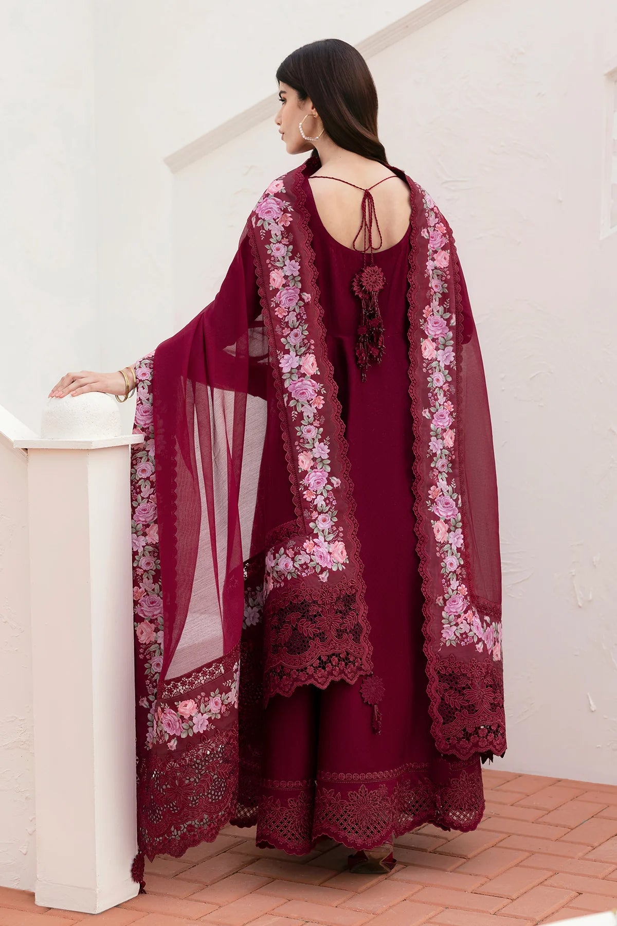 EMBROIDERED LAWN EL-D05
