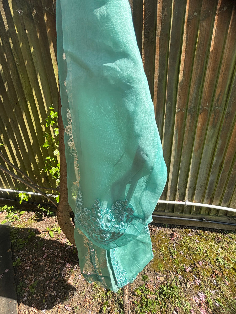 Agha Noor Organza 2 piece