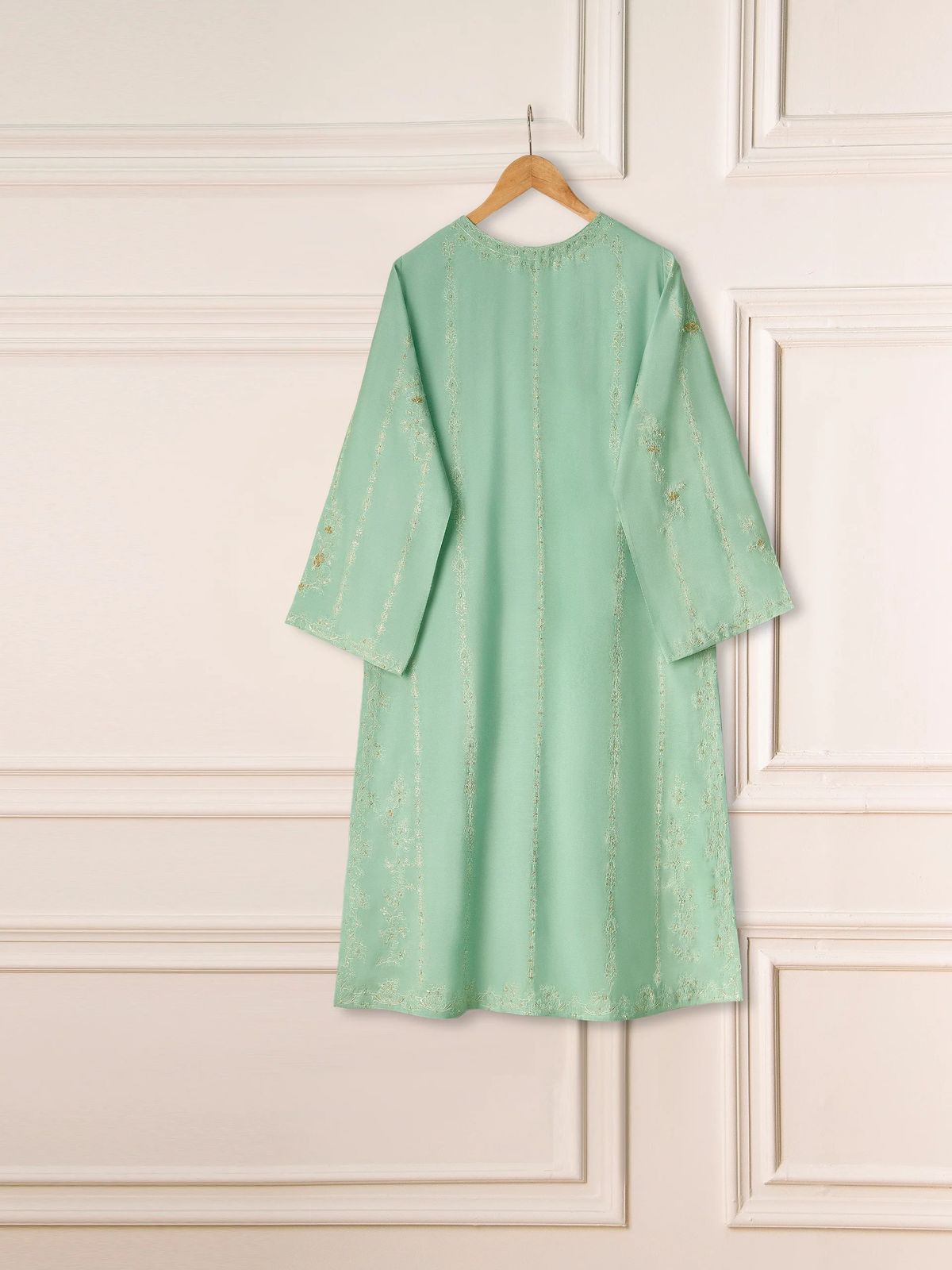 Aghanoor 3 piece silk suit