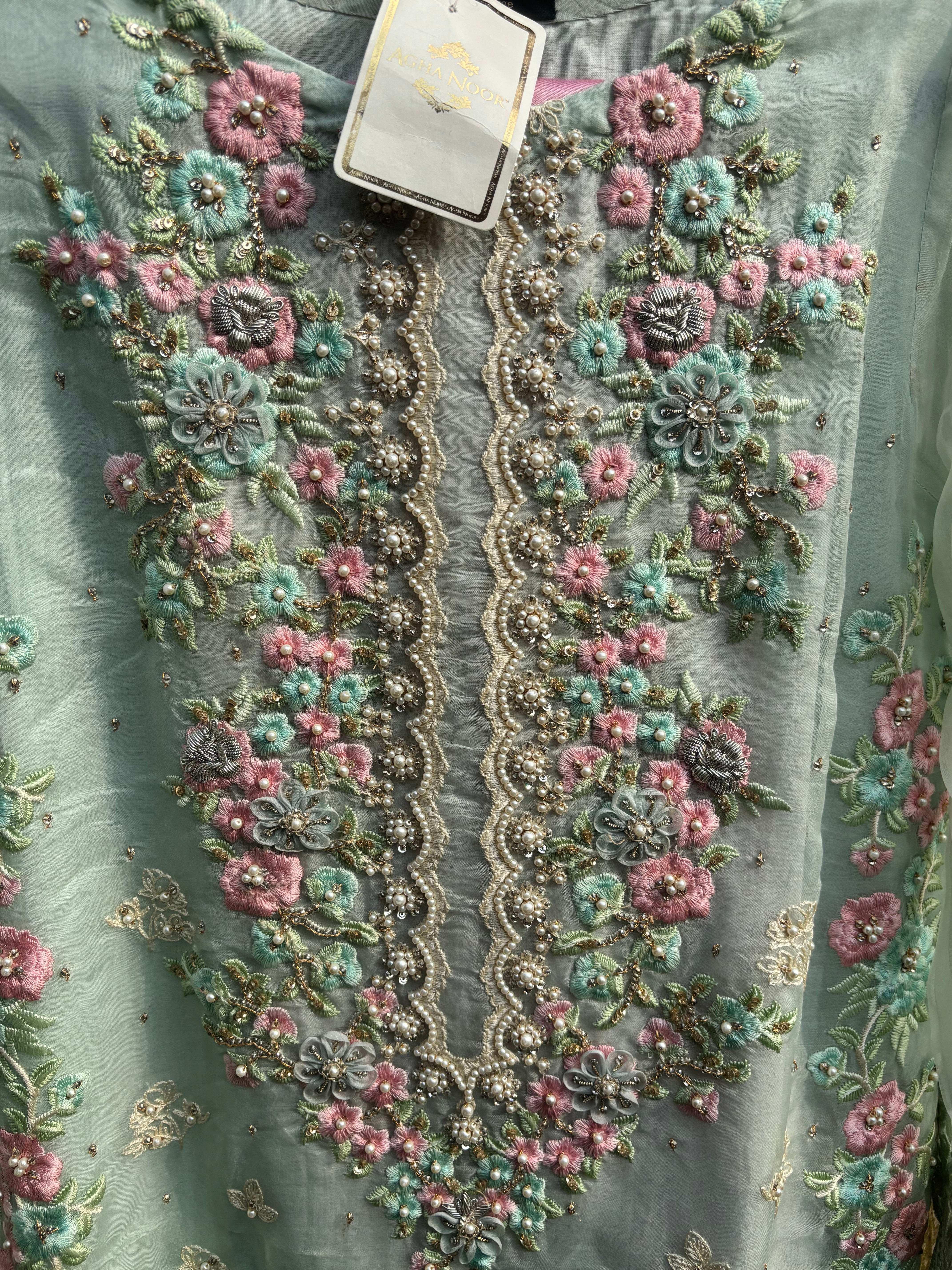 Agha Noor Formal Wear 3-piece Suit
