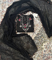 Agha noor two piece lawn suit shirt and chiffon dupatta