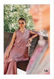 3 Piece Embroidered Twill Linen Suit