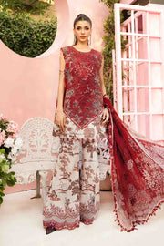 3 Piece Embroidered Lawn Suit | MPT-2608-A