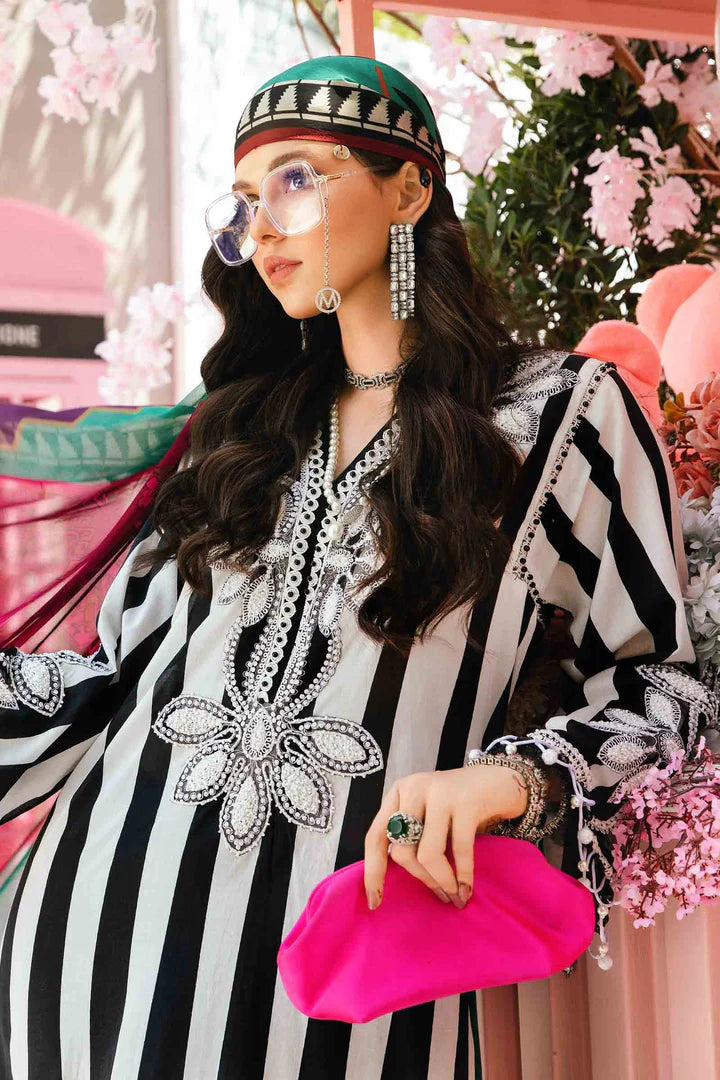 3 Piece Embroidered Lawn Suit | MPT-2609-B