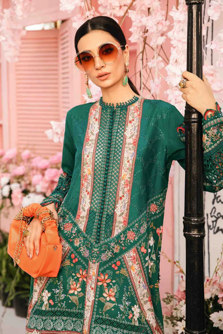 3 Piece Embroidered Lawn Suit | MPT-2610-A