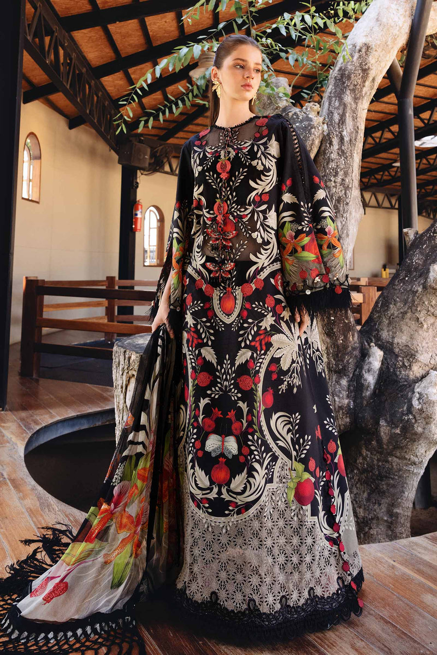 3 Piece Embroidered Lawn Suit