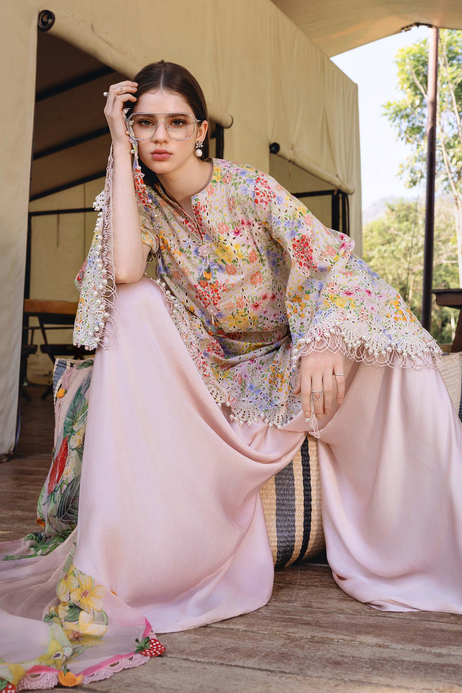3 Piece Embroidered Lawn Suit