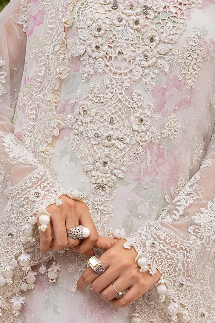 3 Piece Embroidered Chiffon Suit | MPC-25-101