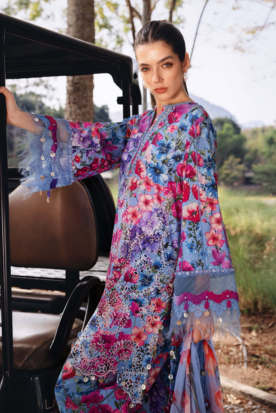 3 Piece Embroidered Lawn Suit