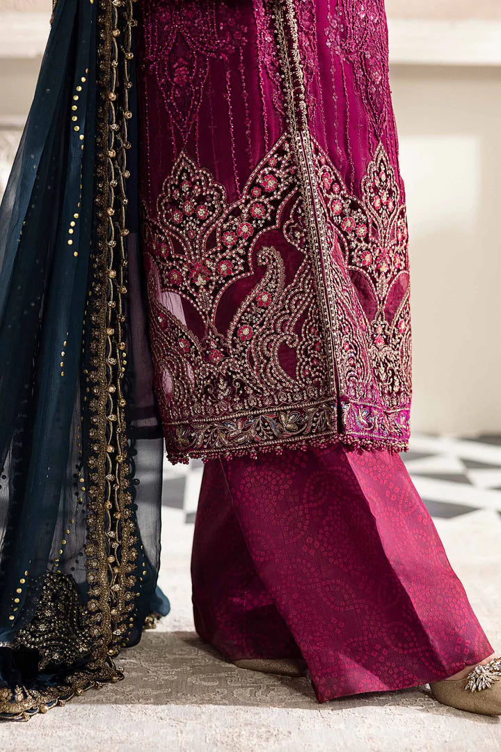 3 Piece Embroidered Chiffon Suit | MPC-25-102