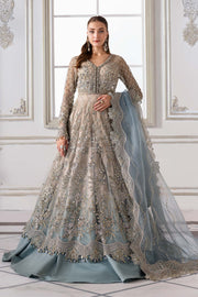 3 Piece Embroidered Net Suit | BD-3002