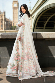 3 Piece Embroidered Raw Silk Suit