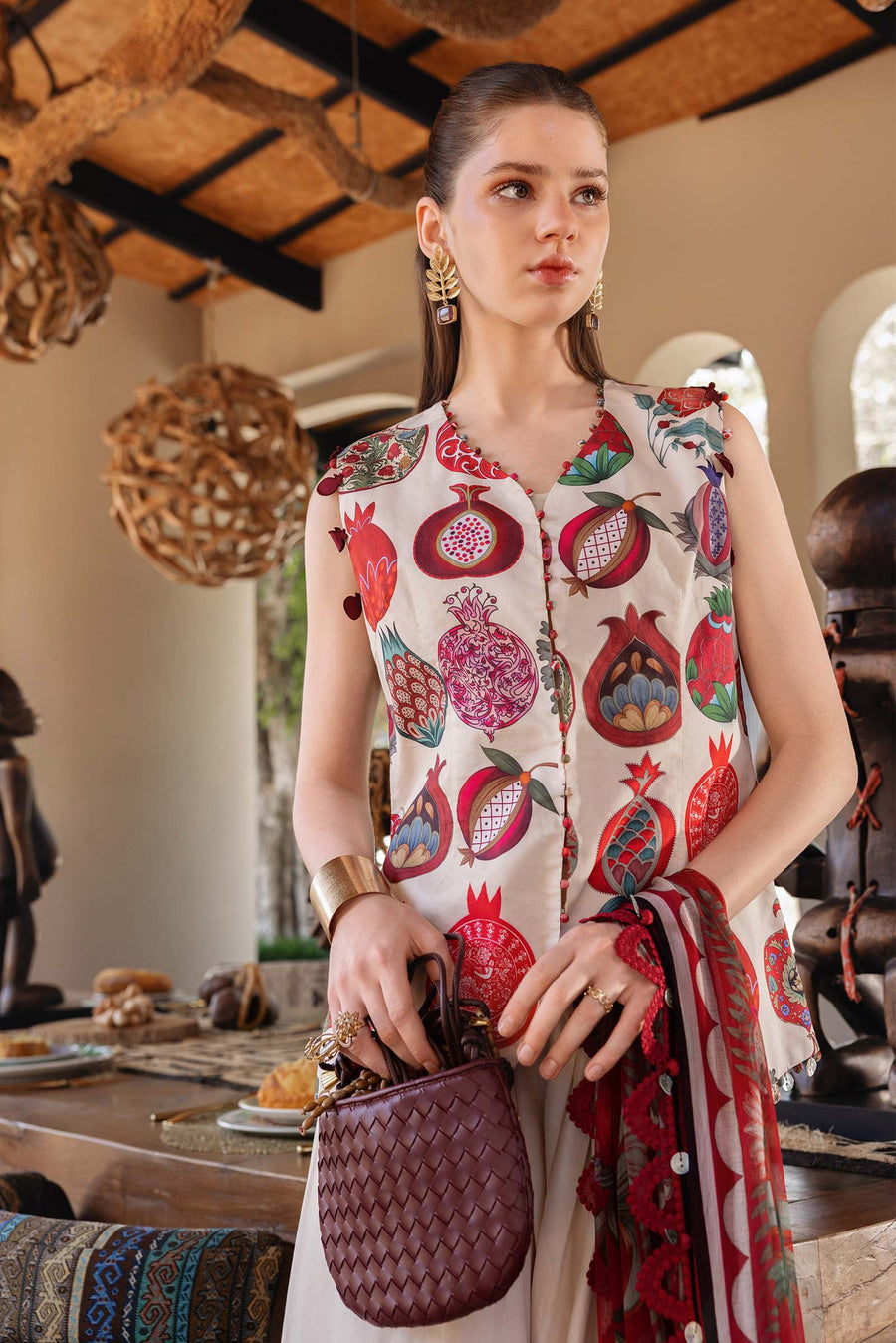 3 Piece Embroidered Lawn Suit