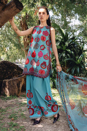 3 Piece Embroidered Lawn Suit