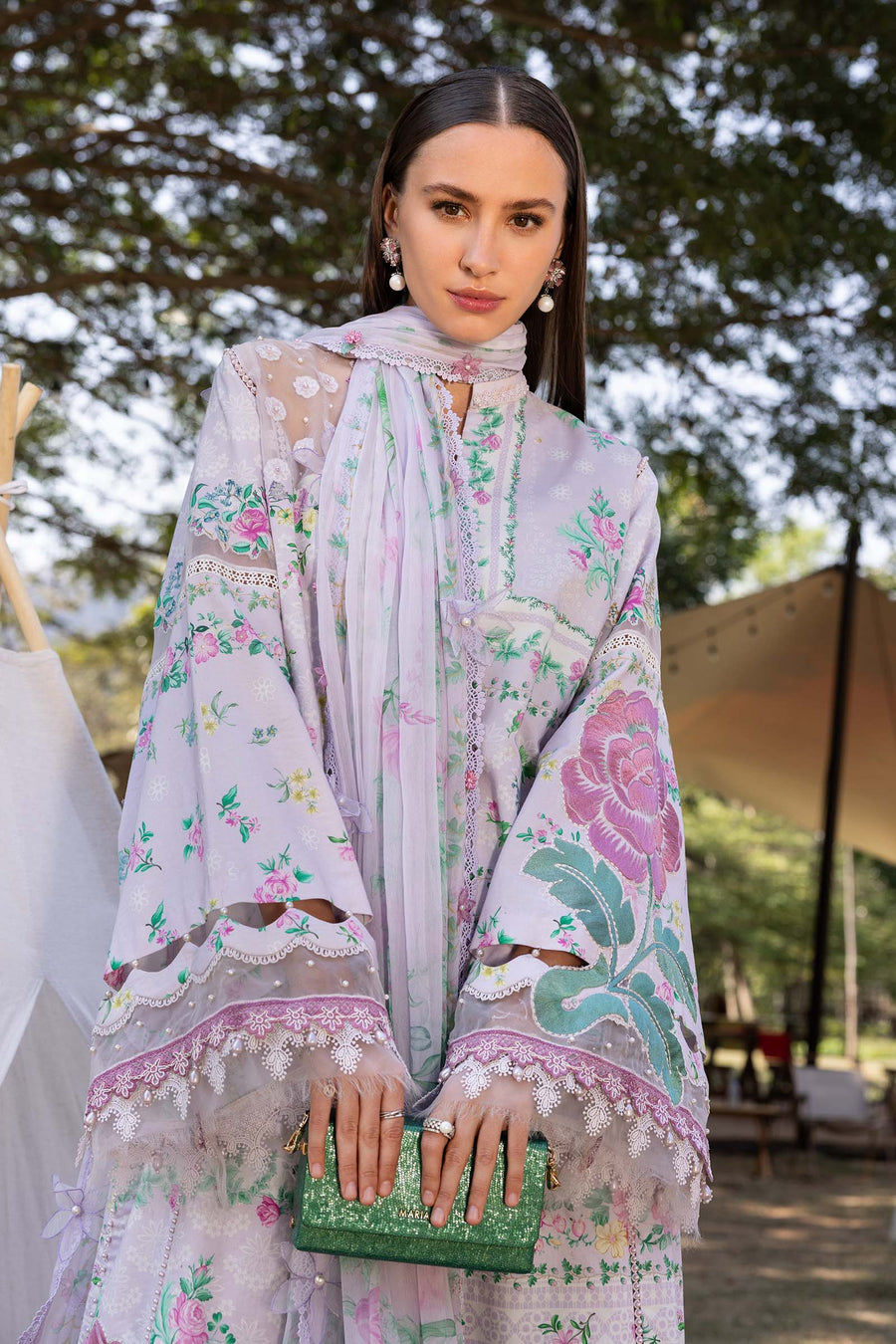 3 Piece Embroidered Lawn Suit
