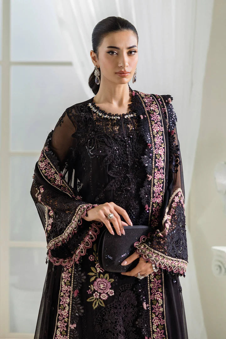 3 Piece Embroidered Chiffon Suit | MPC-25-104