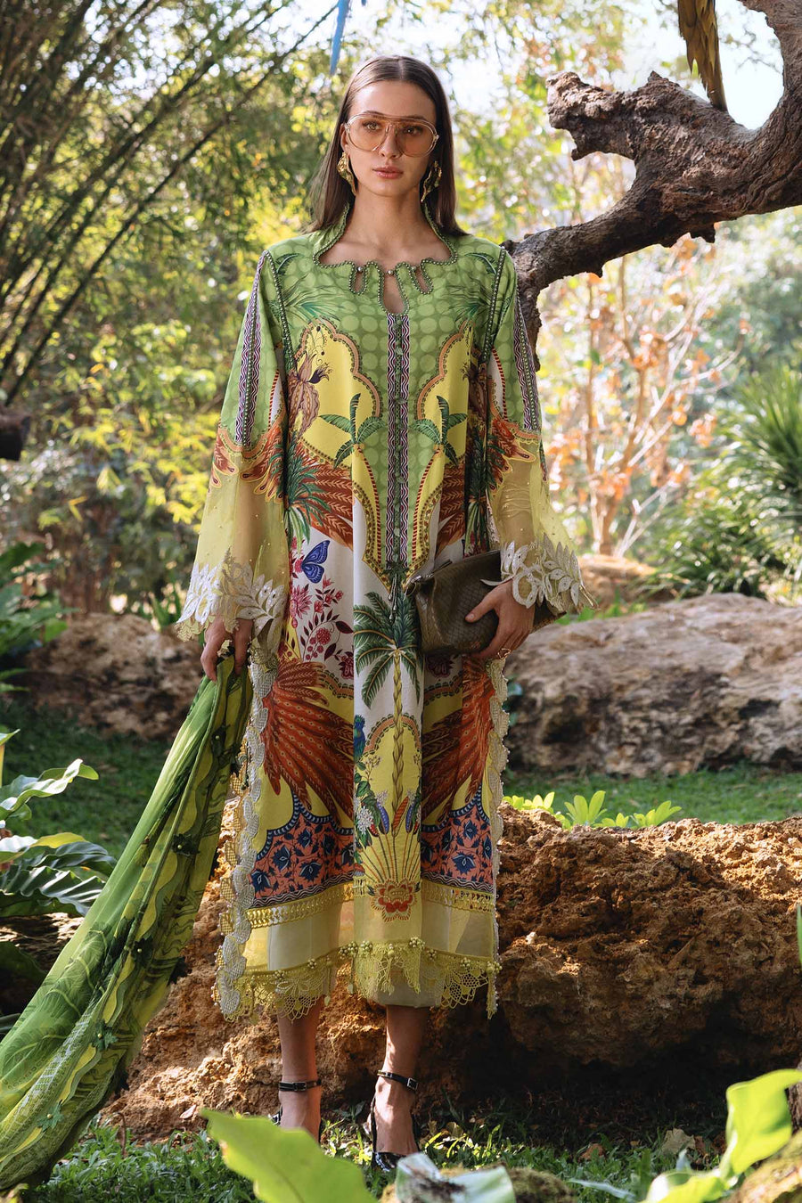 3 Piece Embroidered Lawn Suit