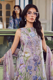 3 Piece Embroidered Cambric Suit | MPT-2708-A