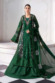3 Piece Embroidered Chiffon Suit | BD-3007