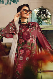 3 Piece Embroidered Cambric Suit | MPT-2709-A