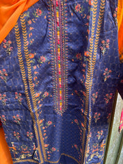 Bin Saeed 2-piece Embroidered Lawn Suit