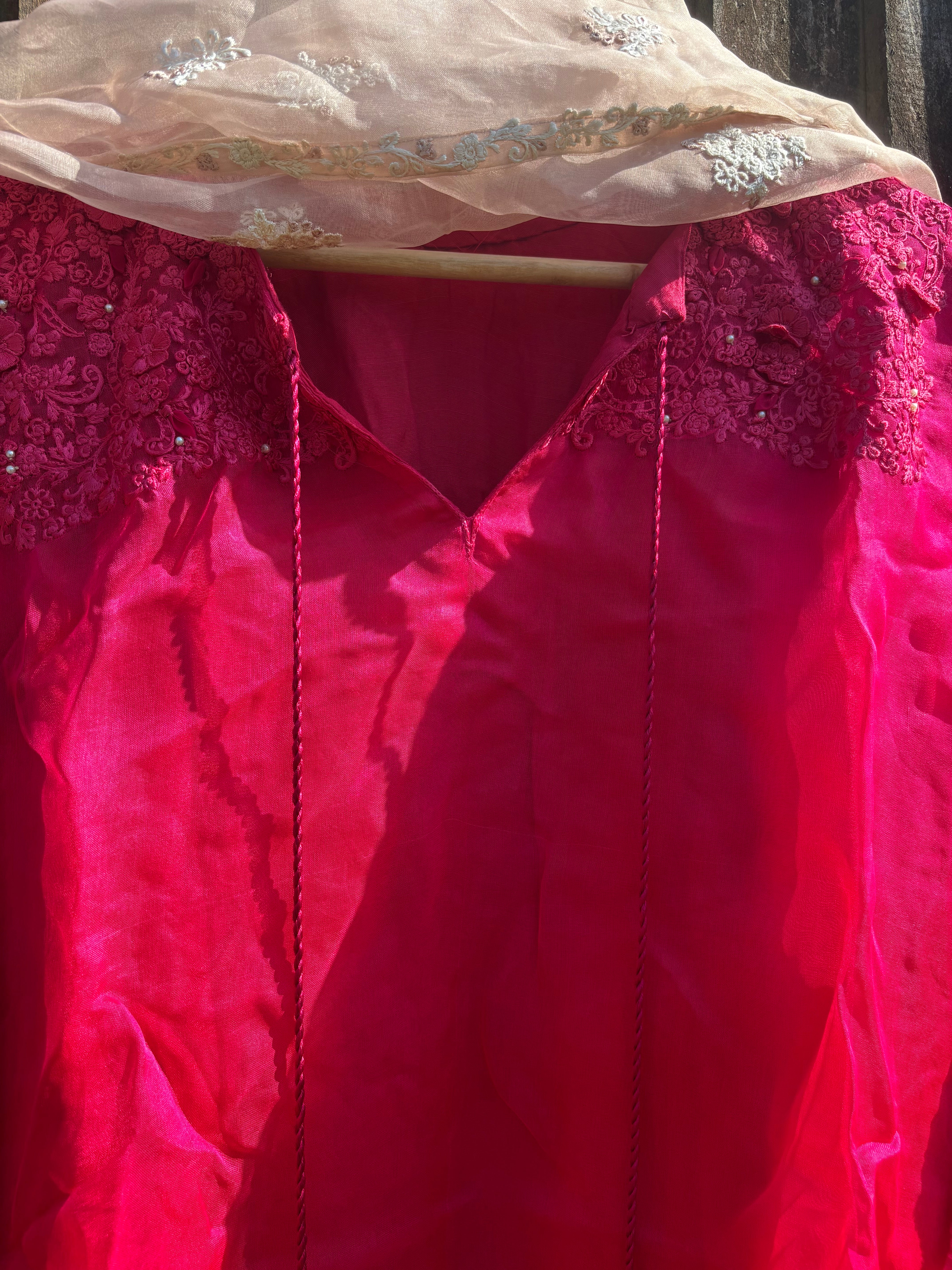 Aghanoor organza 2 piece