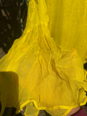 Customised chiffon shirt with gotta gharara (two legs )