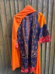 Bin Saeed 2-piece Embroidered Lawn Suit