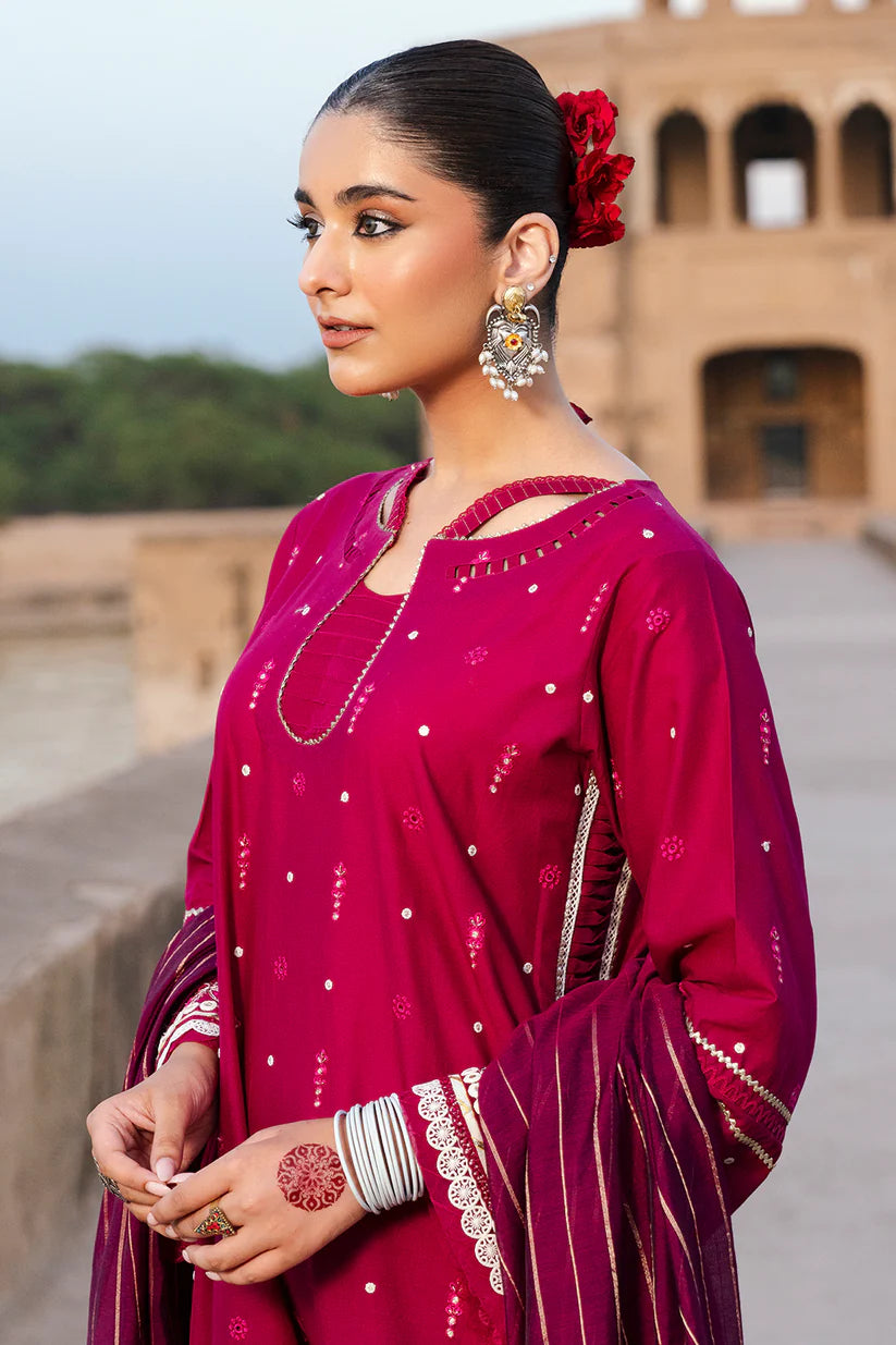 Embroidered Shirt Shalwar Dupatta - 0824