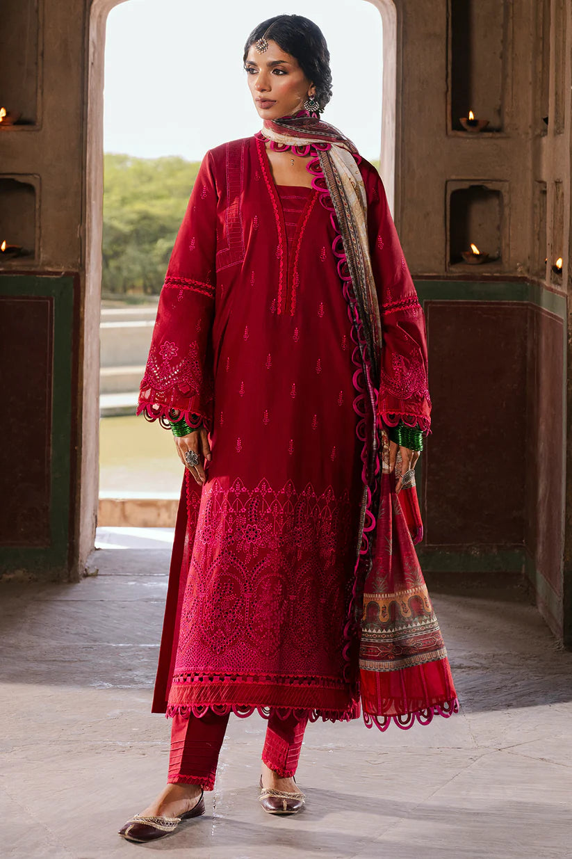 Embroidered Shirt Shalwar Dupatta - 0835