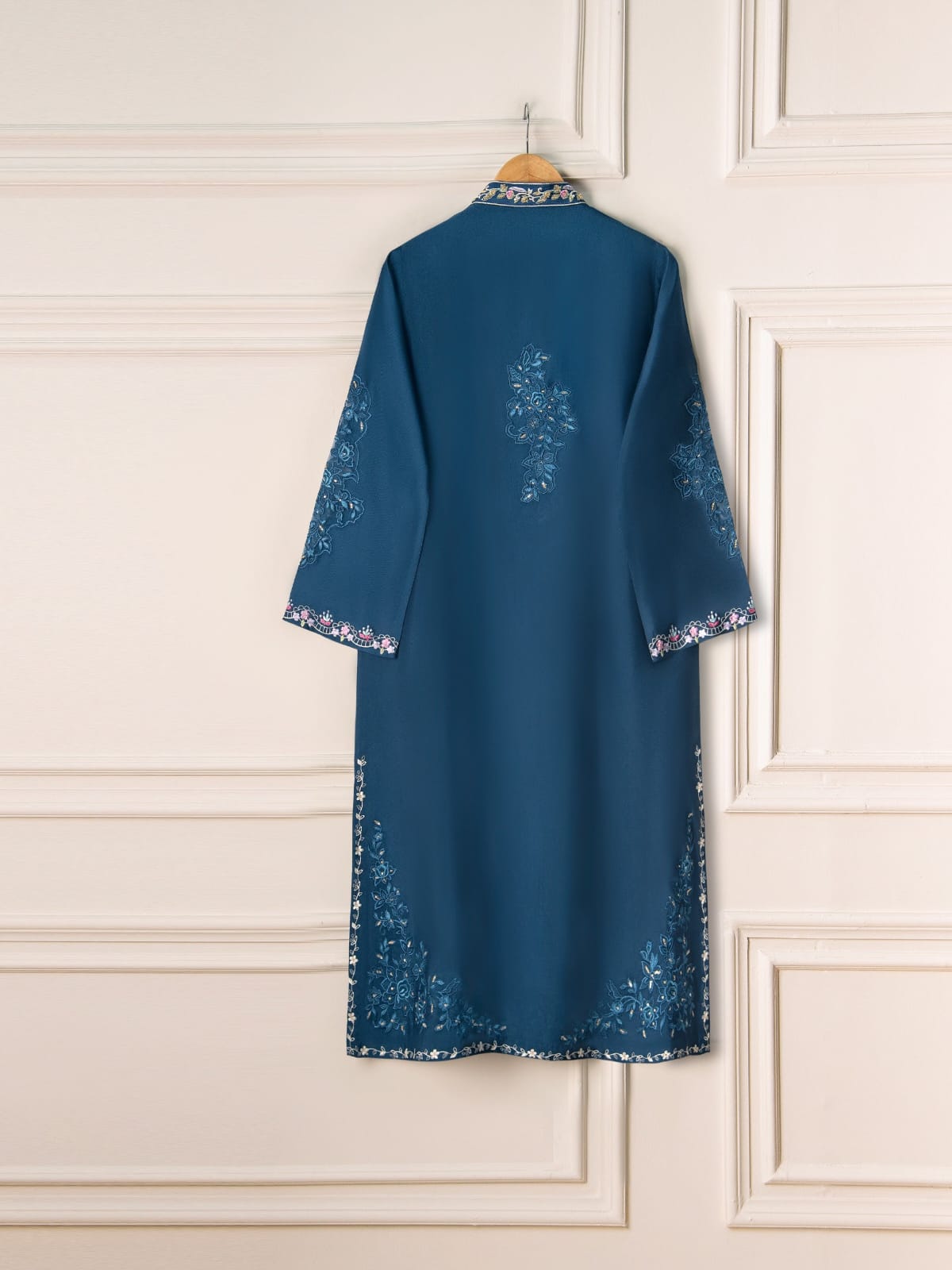 Aghanoor 3 piece silk suit