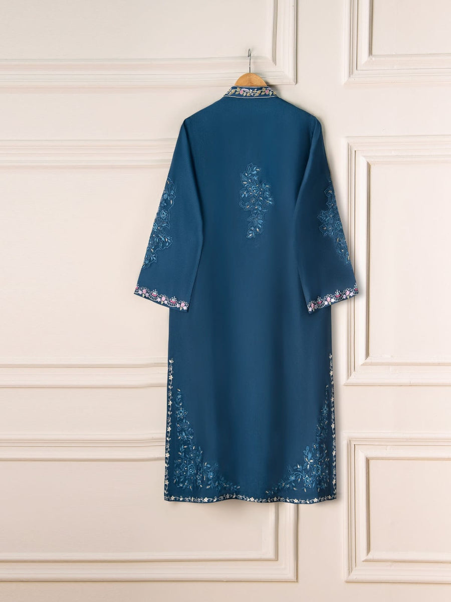 Aghanoor 3 piece silk suit