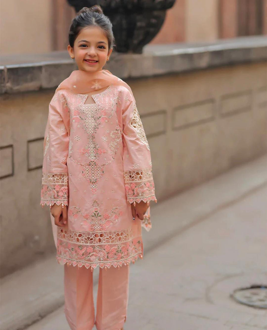 Cotton chikankari