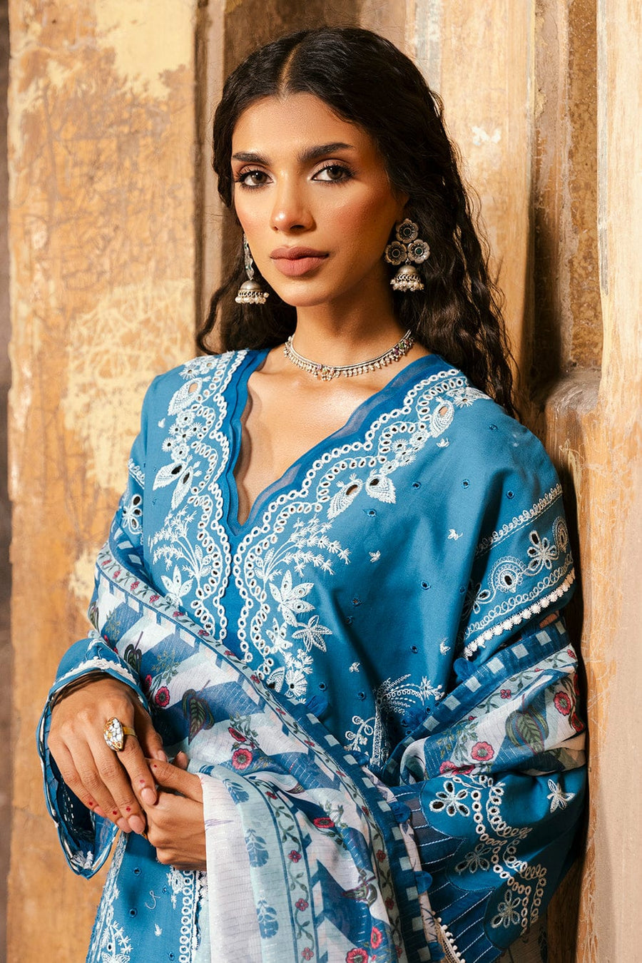 Embroidered Shirt Shalwar Dupatta - 0832