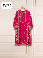 Aghanoor 3 piece lawn dress
