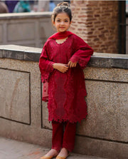 Cotton chikankari